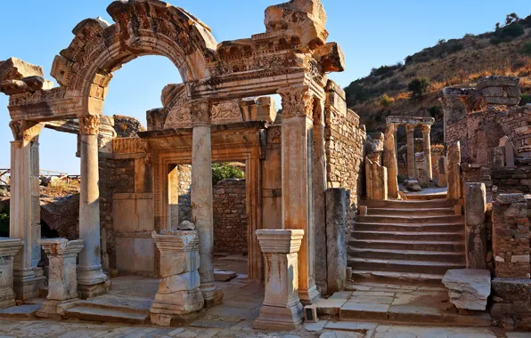 Stone, Greece, ruins, buildings, antique, Athens