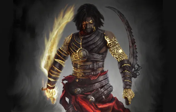 Picture look, weapons, patterns, the game, art, Prince of Persia: Warrior Within, Prince of Persia
