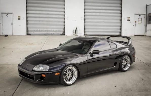 Toyota, Black, Supra