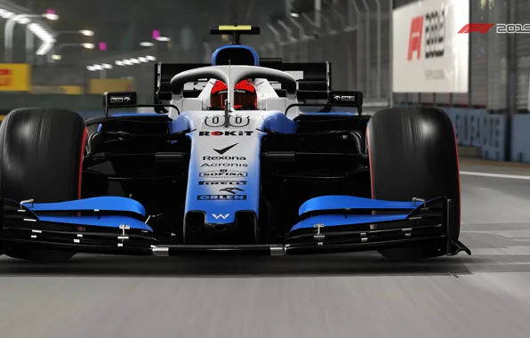 Track, racing car, F1 2019, Williams FW42