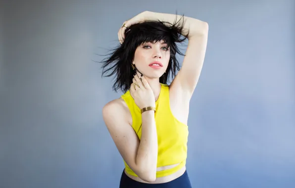 Pose, makeup, brunette, hairstyle, singer, photoshoot, canadian, Carly Rae Jepsen