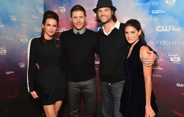 Picture Supernatural, Jensen Ackles, Supernatural, Over The Padalecki Jared, Genevieve Padalecki, Danneel Ackles