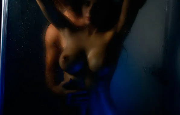 Chest, look, girl, drops, passion, pair, shower, guy