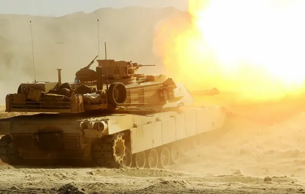 Weapons, tank, M1A1 Abrams