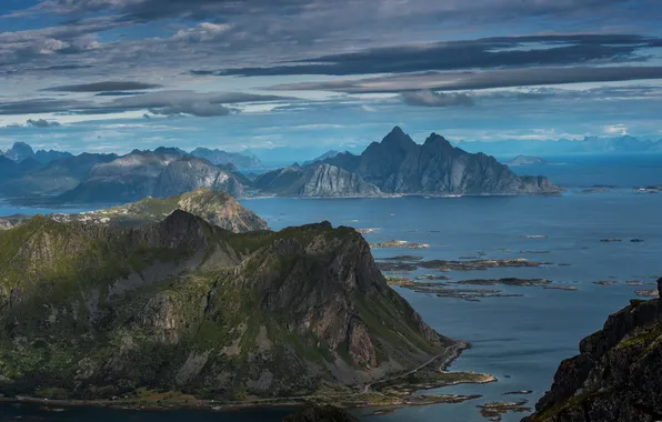 Water, mountains, nature