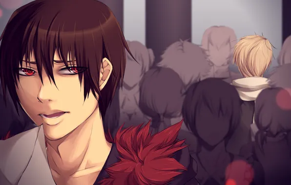 People, the crowd, guys, Durarara, Durarara, Shizuo Heiwajima, Of Izaya Orihara