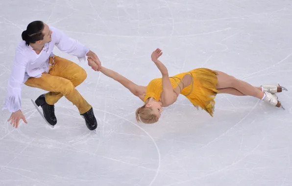 Picture figure skating, Russia, pair, Sochi 2014, Maxim Trankov, The XXII Winter Olympic Games, Tatiana Volosozhar