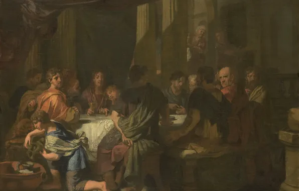 Picture oil, picture, canvas, mythology, The Last Supper, Gerard de Lares