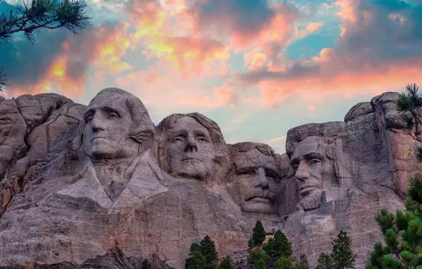 Picture USA, South Dakota, mount Rushmore