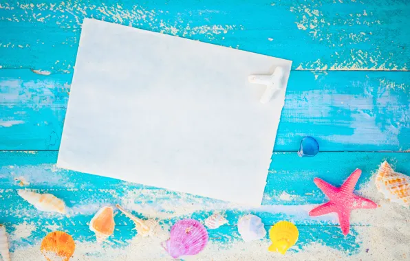 Sand, beach, background, Board, star, shell, summer, beach