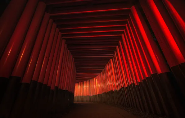 The city, street, Japan