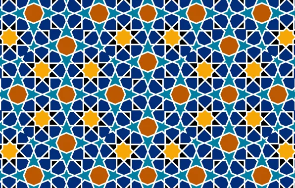 Texture, square, islamic pattern, octagon