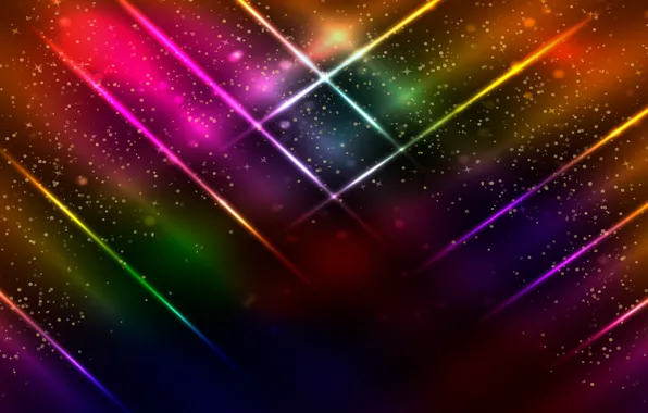 Picture colorful, abstract, background, neon, glittering