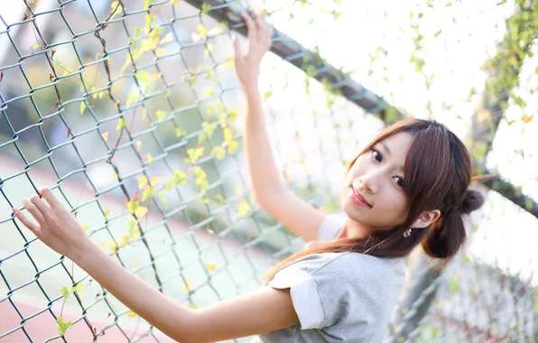Look, the sun, pose, model, portrait, hands, makeup, hairstyle