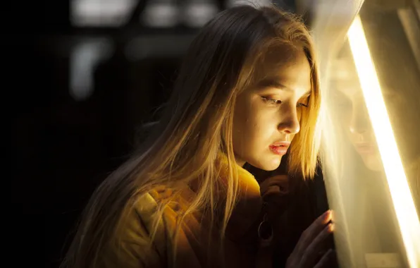 Girl, Blonde, Girl, Light, Blond, Sight