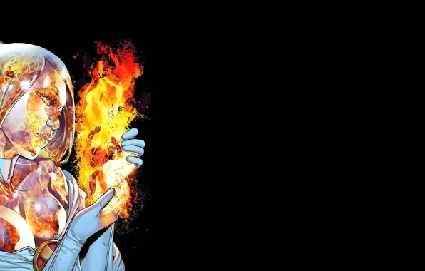 Fire, black background, Marvel, comic, comics, Emma Frost, Hawkeye, Hawkeye