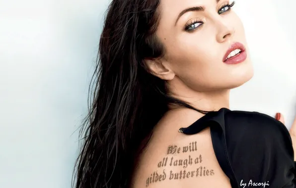 Eyes, girl, fox, megan, Megan, Fox