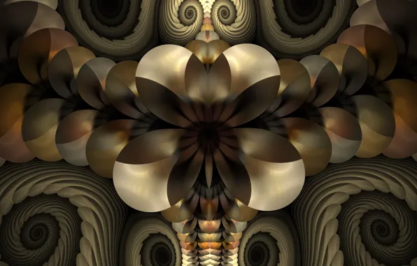 Abstraction, pattern, fractals, fractal, ornament, abstract background