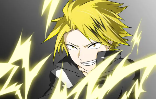 Lightning, guy, fad, Boku No Hero Academy, My Hero Academy, Denki Kaminari