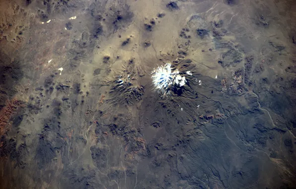 Picture Chile, volcano, Earth from space