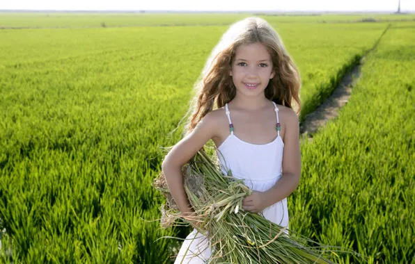 Picture children, childhood, child, green field, child, childhood, children, happiness