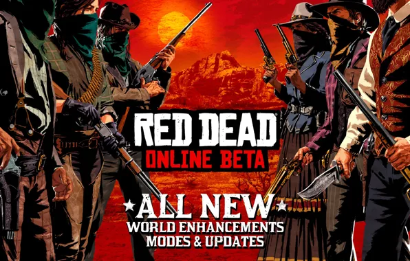 The bandits, cowboy, Red Dead Redemption 2, Red Dead Online