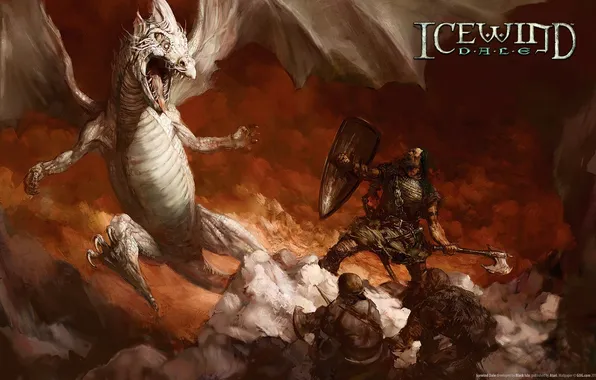 Dragon, art, ambush, Dale, icewind