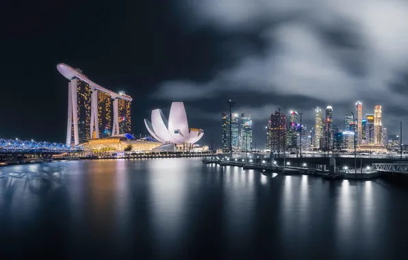 Picture night, the city, Singapore