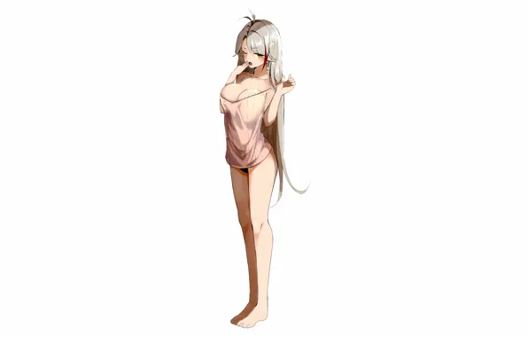 Sexy, lingerie, pantsu, cleavage, babydoll, panties, long hair, legs