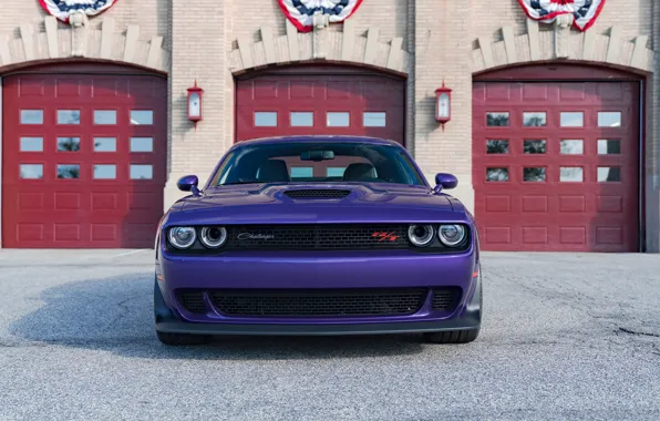 Dodge, Challenger, front view, Widebody, Scat Pack, Challenger RT, 2019