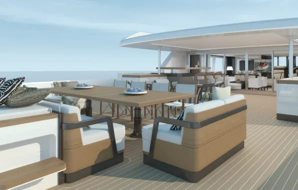 Luxury, yacht, motor, superyacht, Guido de Groot, extreme aft deck