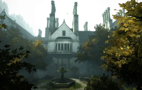 House, the game, art, yard, Dishonored, Danuoll, Brigmore Witches, Dishonored the Brigmore Witches