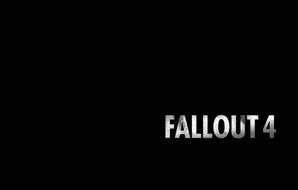 Black, Black, RPG, Fallout 4, Black & White