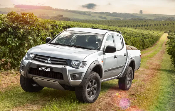 Mitsubishi, pickup, plantation, Outdoor, L200, 2016, Triton