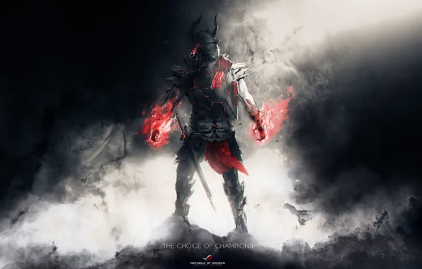 Logo, asus, republic of gamers