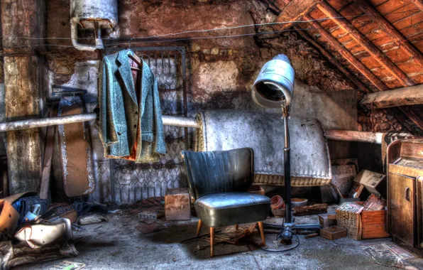 Room, interior, chair