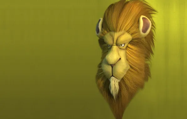 Minimalism, Leo, art, lion, Mark Fitzpatrick