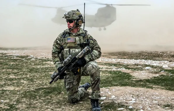 Afghanistan, CH-47 Chinook, United States Spec Ops