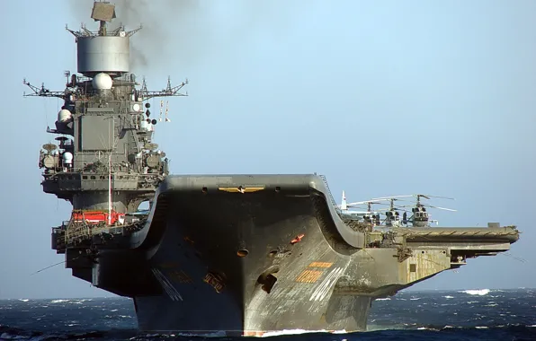 The sky, The carrier, sea., Admiral Kuznetsov