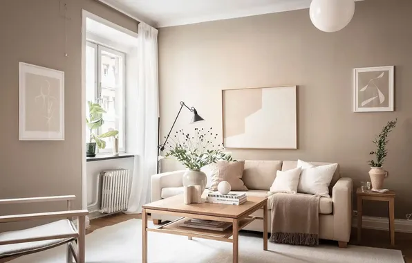 Design, style, room, lamp, interior, plants, chair, sofa