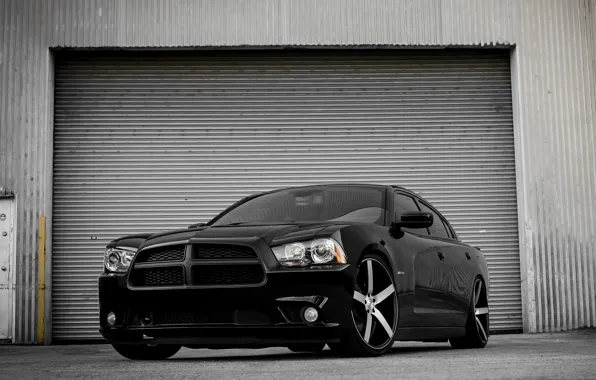 Picture Dodge, Black, Charger