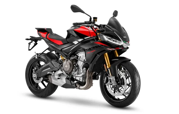 Bikes, White background, 2025, Sports bikes, Aprilia Tuono 660