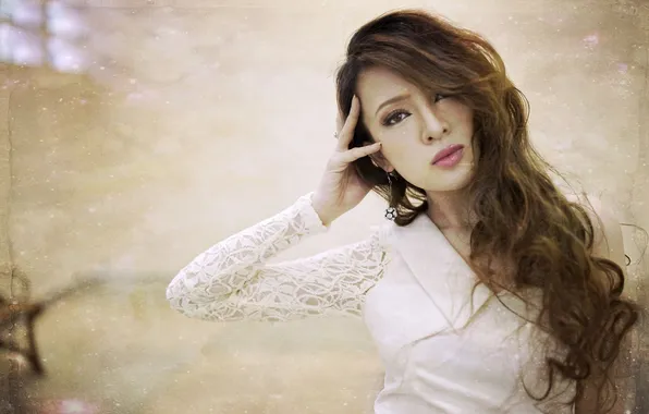 Girl, background, Stargaze Ma