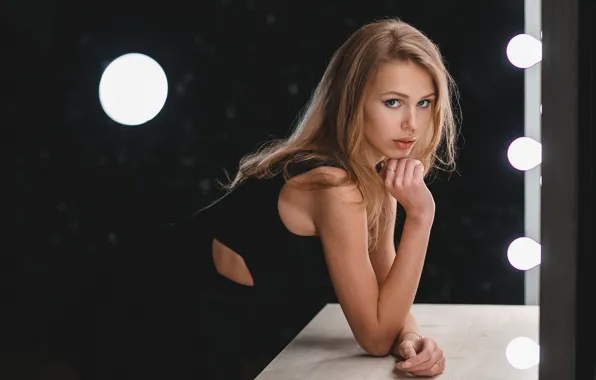 Look, girl, sweetheart, model, portrait, dress, blonde, sexy