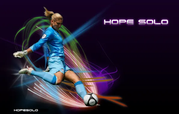 Girl, football, goalkeeper