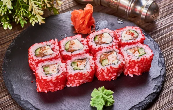 Figure, rolls, ginger