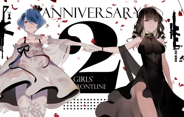Weapons, girls, anime, Girls Frontline, Girls front