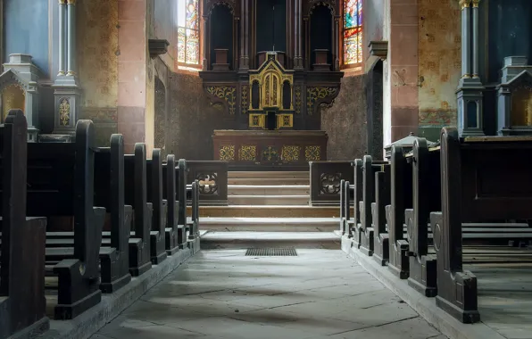 Picture background, interior, temple