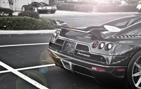 Picture street, Koenigsegg, supercar, carbon, supercar, carbon, sun, street, CCXR, Koenigsegg, speical edition