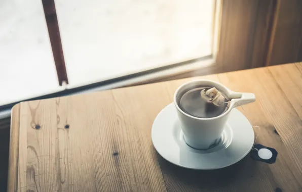 Window, Cup, Tea